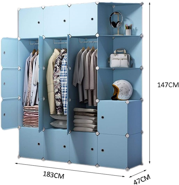 plastic wardrobe